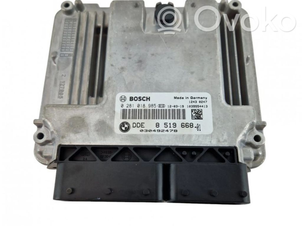 BMW 3 E90 E91 Engine control unit/module 