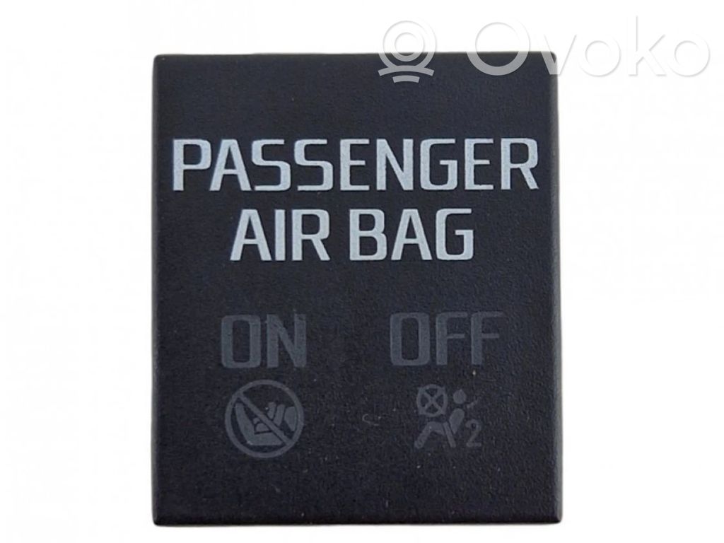 Skoda Yeti (5L) Interruttore airbag passeggero on/off
