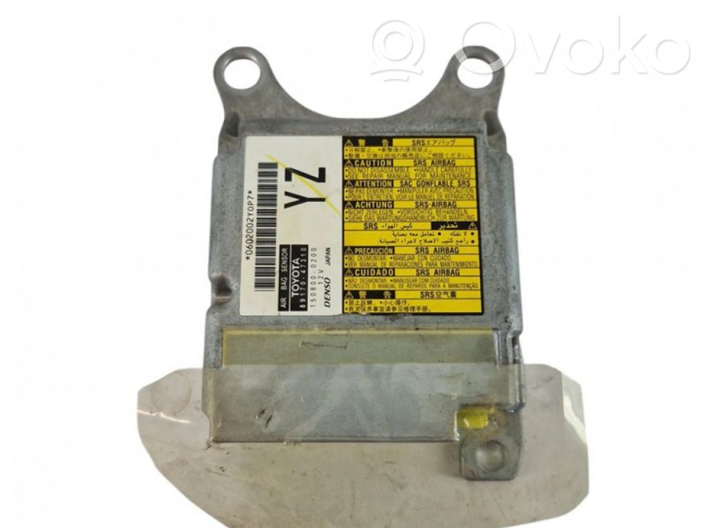 Toyota Prius (XW30) Sterownik / Moduł Airbag 