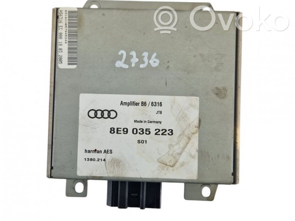 Audi A4 S4 B7 8E 8H Amplificator sunet 