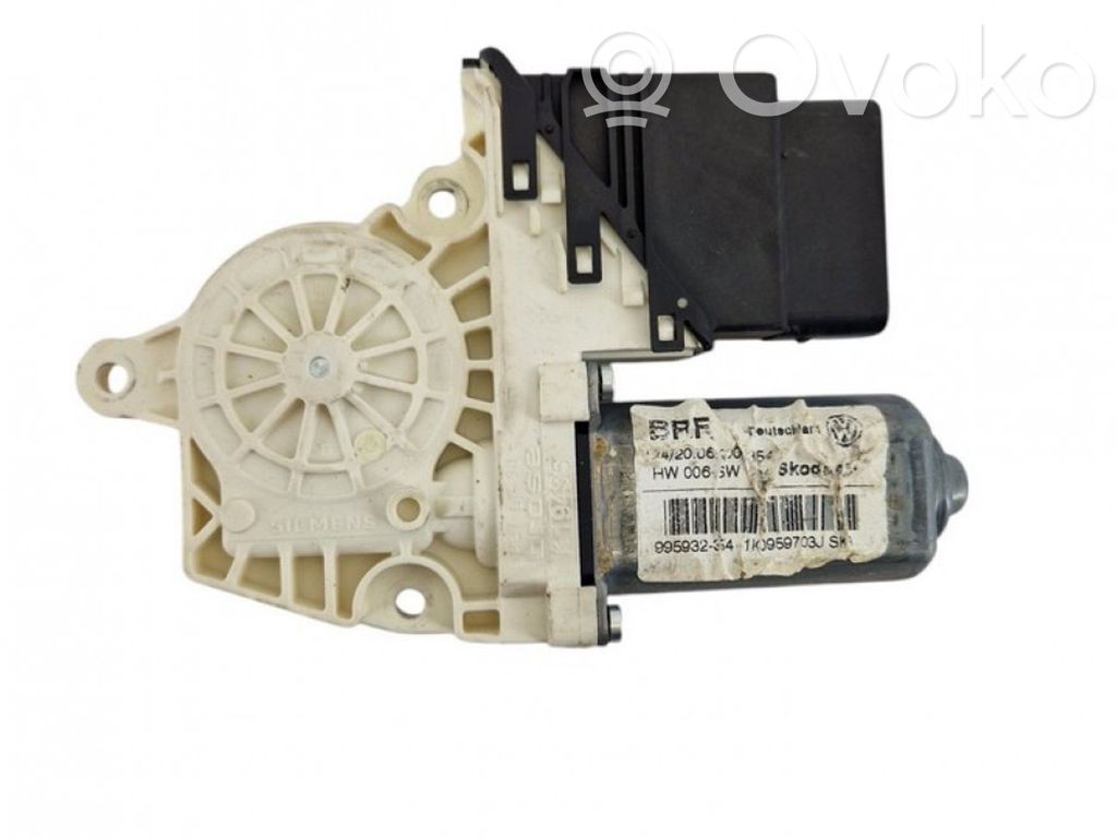 Skoda Octavia Mk2 (1Z) Motorino alzacristalli della portiera posteriore 