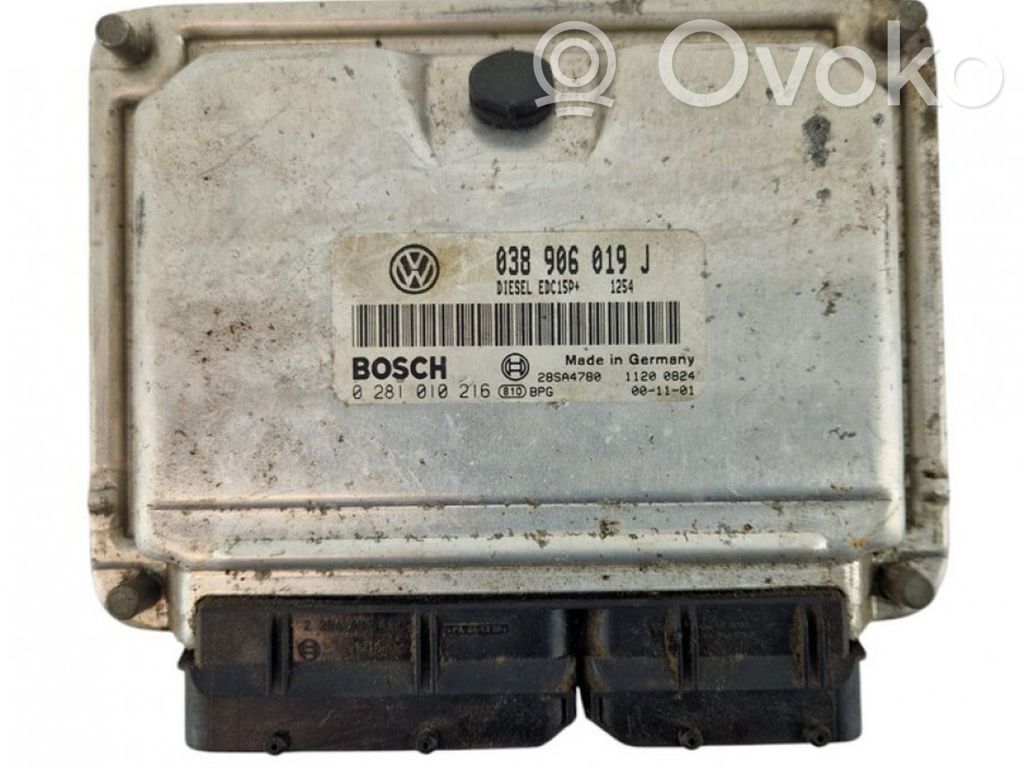 Engine control unit/module   038906019J,0281010216