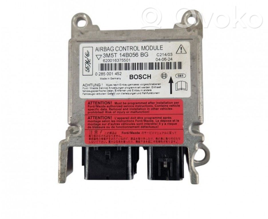 Airbag control unit/module   3M5T14B056BG,0285001452