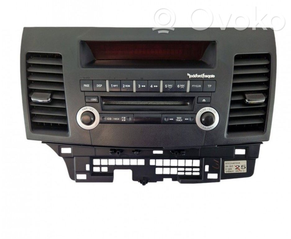 Mitsubishi Lancer X Head unit multimedia control 