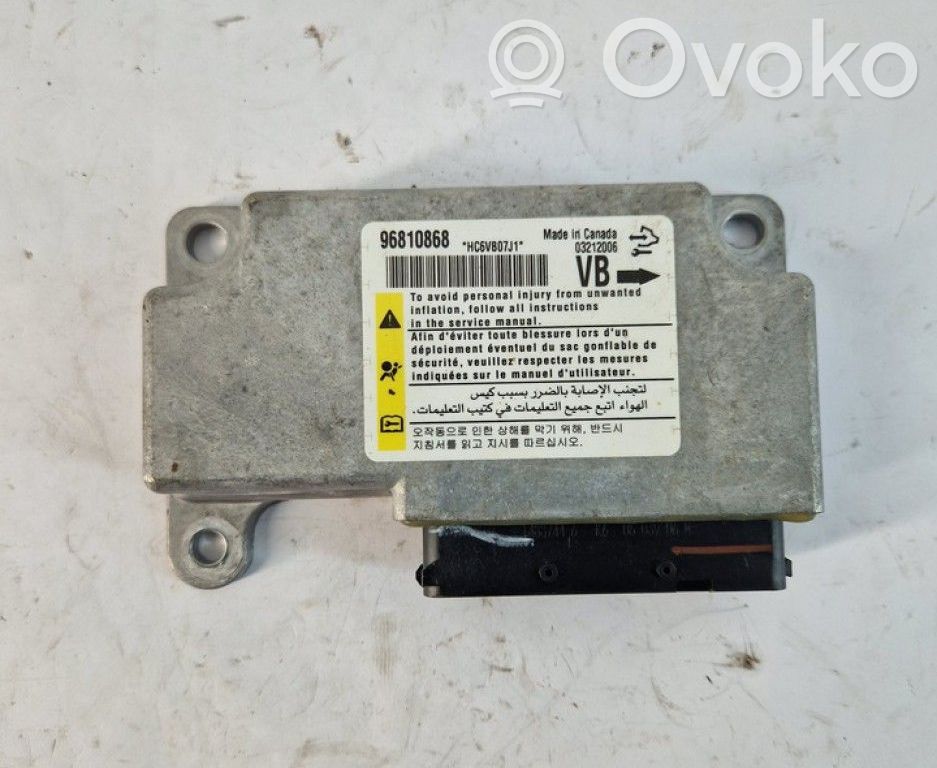 Sterownik / Moduł Airbag   96810868