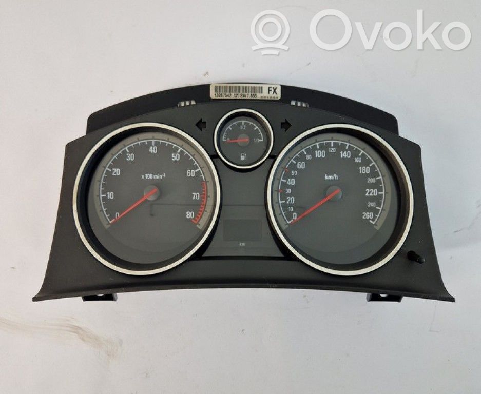 Opel Astra H Tachimetro (quadro strumenti)