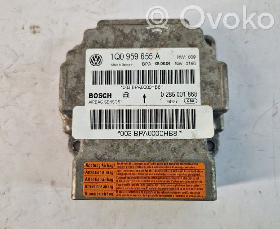 Volkswagen Eos Centralina/modulo airbag 