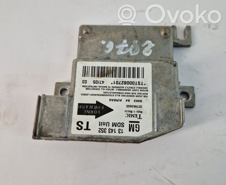 Opel Combo C Airbag control unit/module 