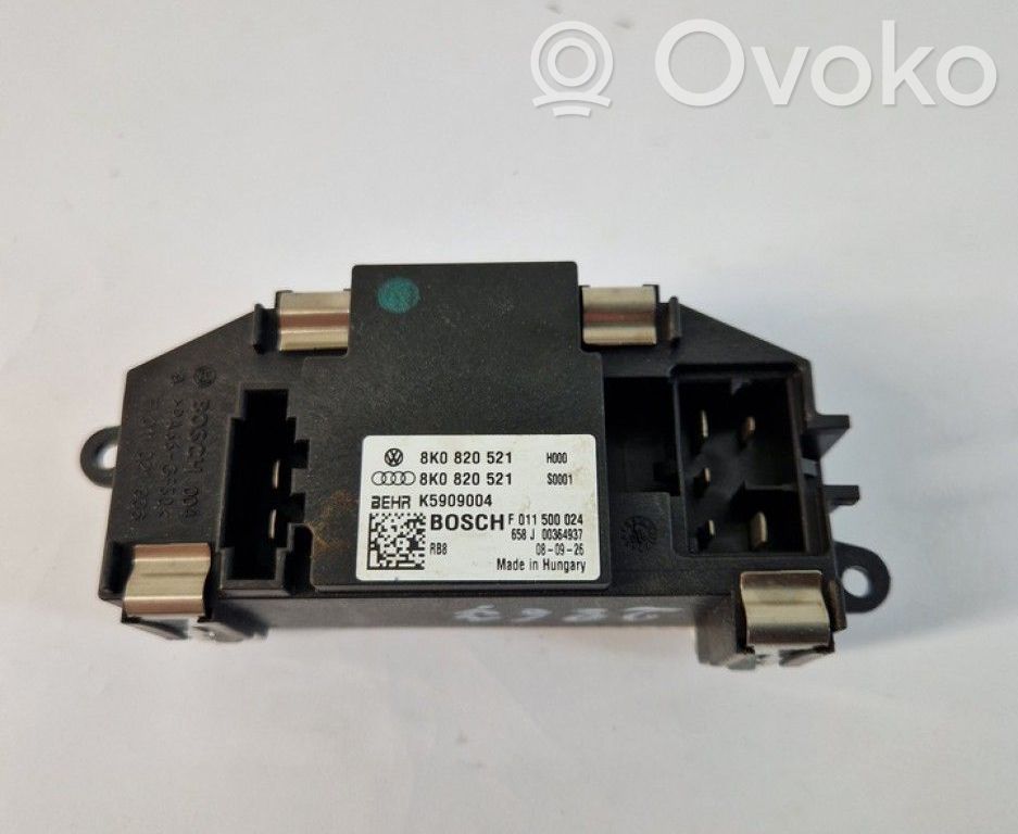 Audi A4 S4 B8 8K Releu ventilator aerotermă