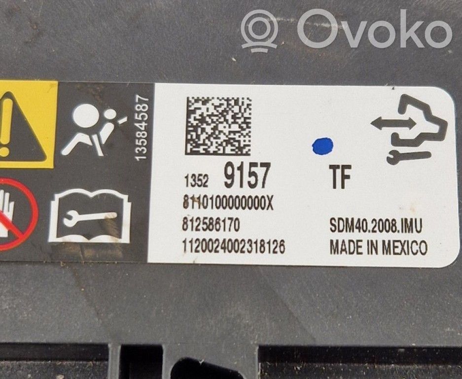 Opel Insignia B Unidad de control/módulo del Airbag 