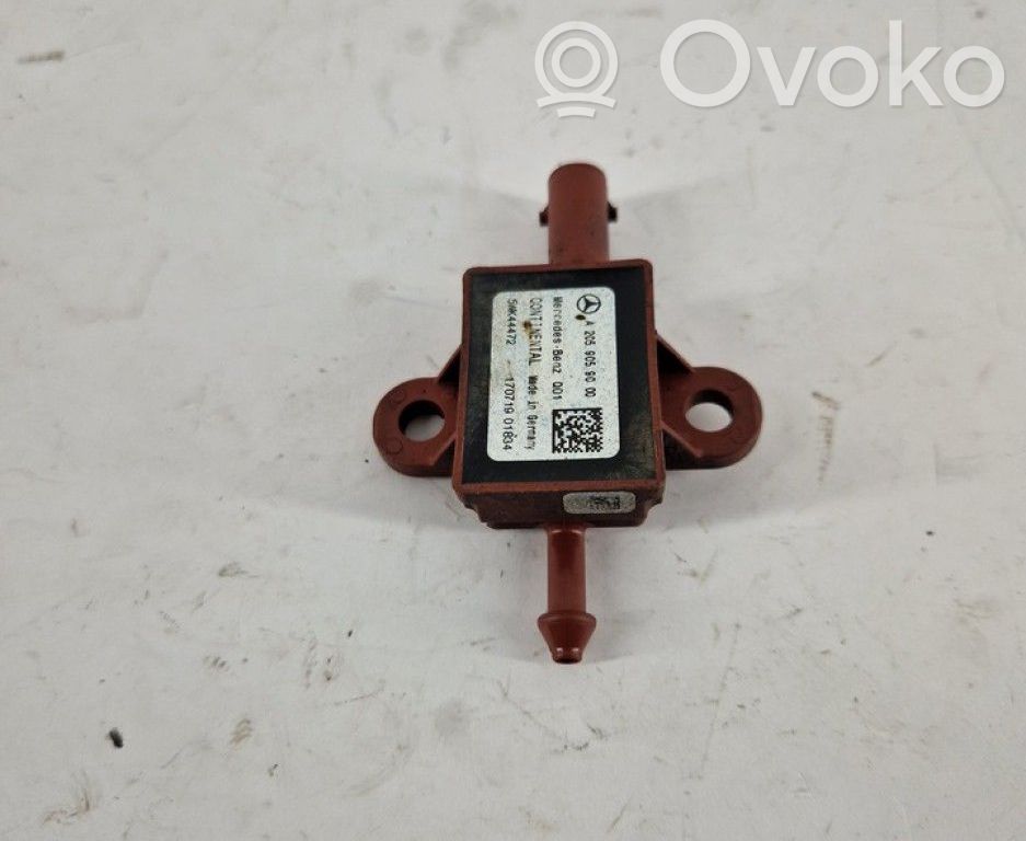 Mercedes-Benz C W205 Sensor impacto/accidente para activar Airbag 