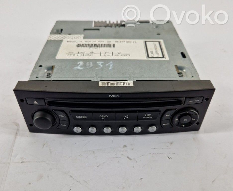 Citroen C4 I Unitate principală radio/CD/DVD/GPS 