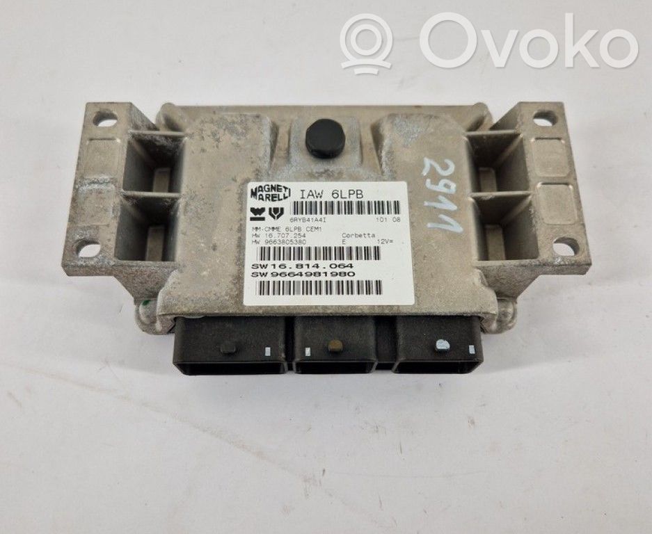 Citroen C4 I Picasso Engine control unit/module 