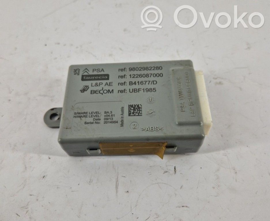 Citroen C4 I Picasso Seat control module 