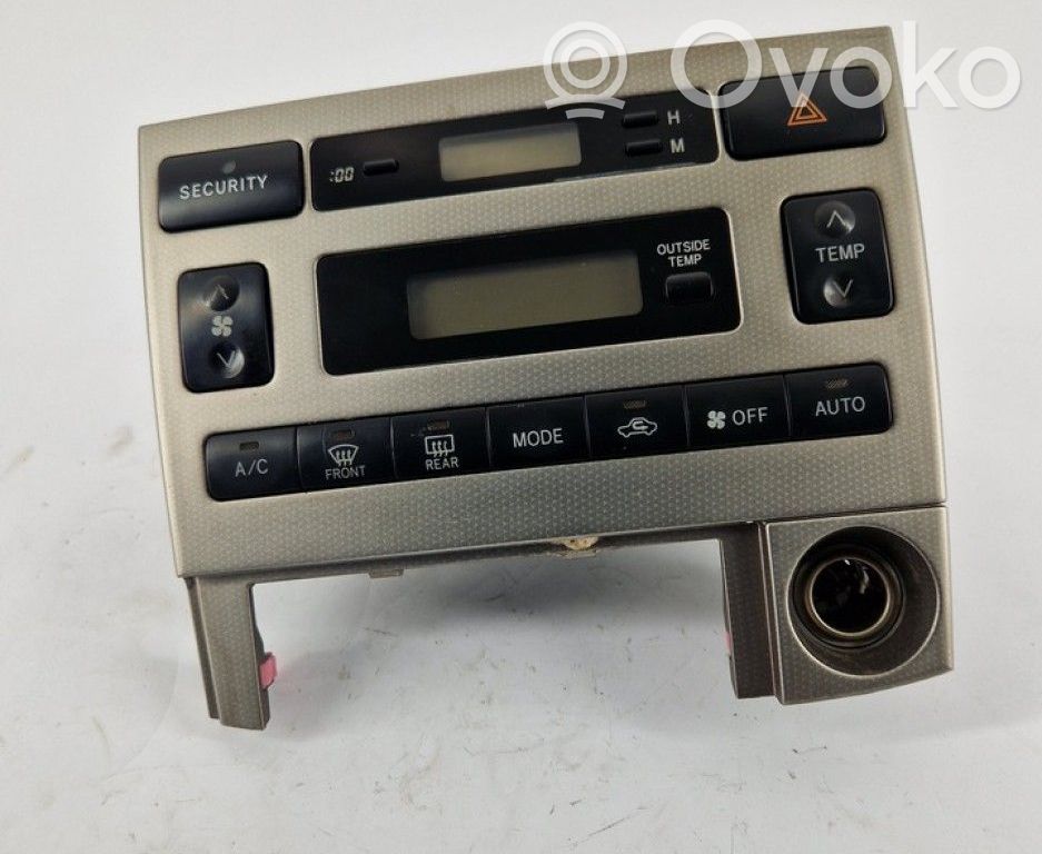 Toyota Corolla Verso E121 Climate control unit 