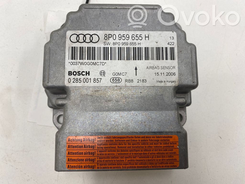 Audi A3 S3 8P Airbag control unit/module 