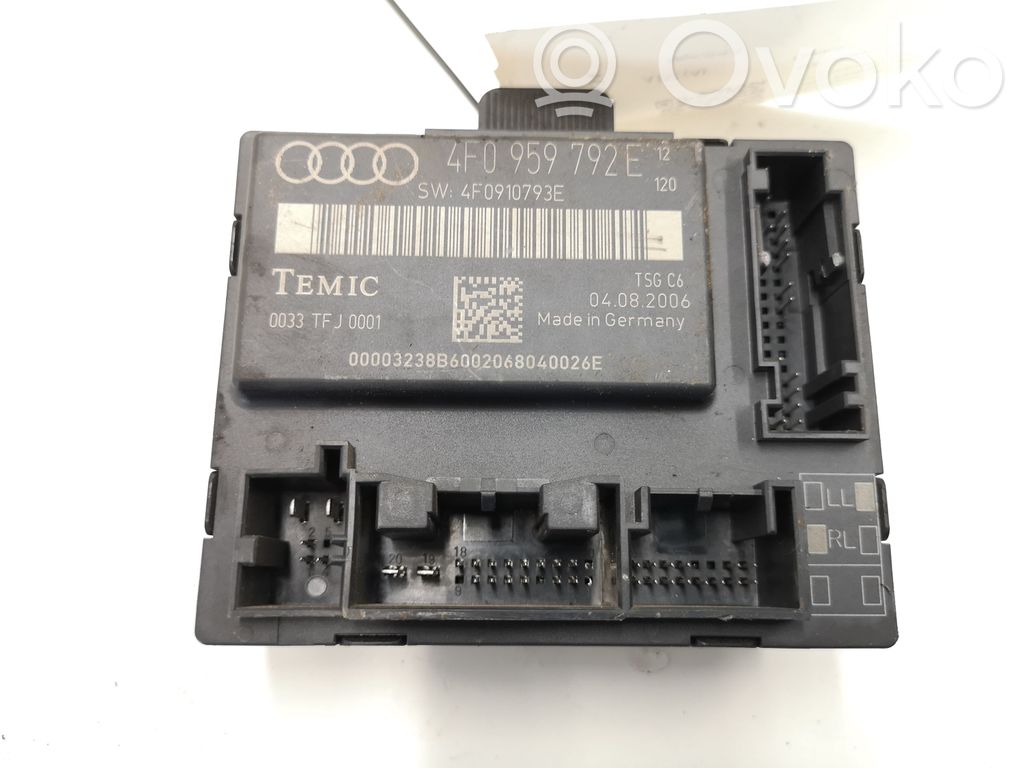 Unité de commande module de porte   4F0959792E,4F0959792E