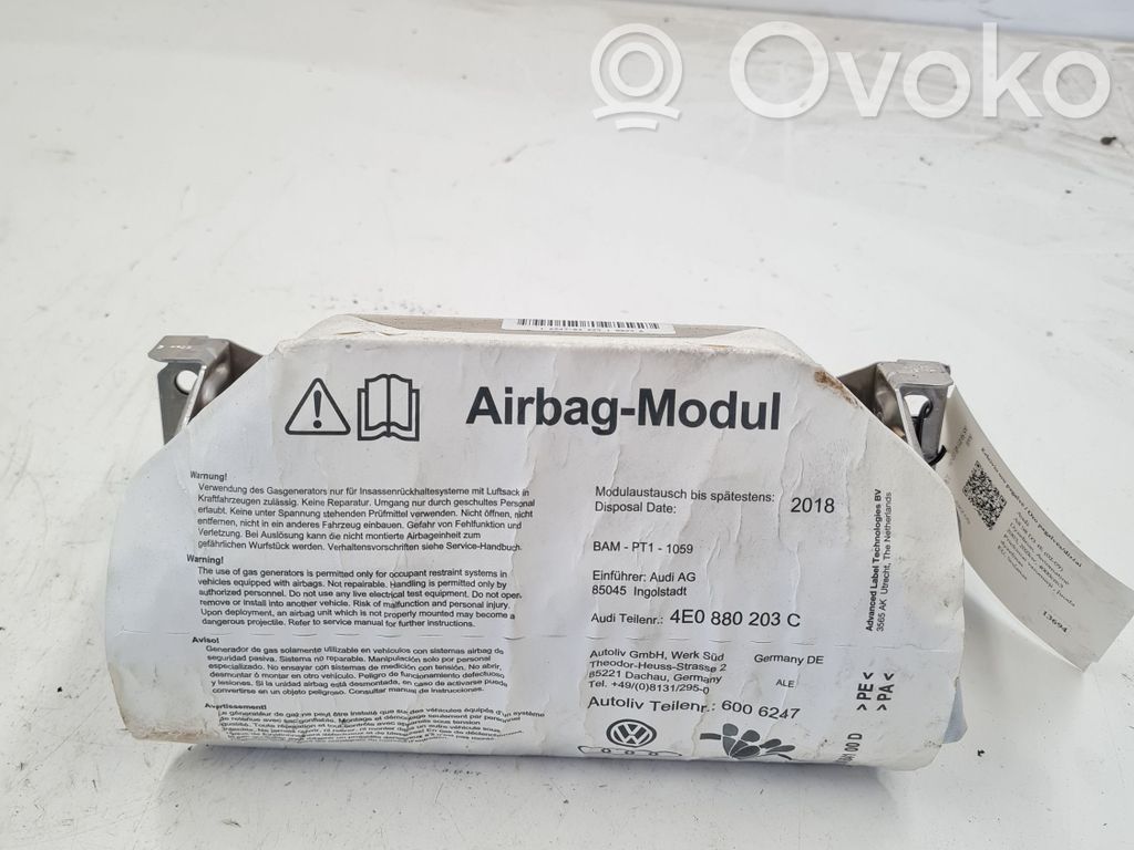 Airbag del pasajero   4E0880203C,4E0880203C
