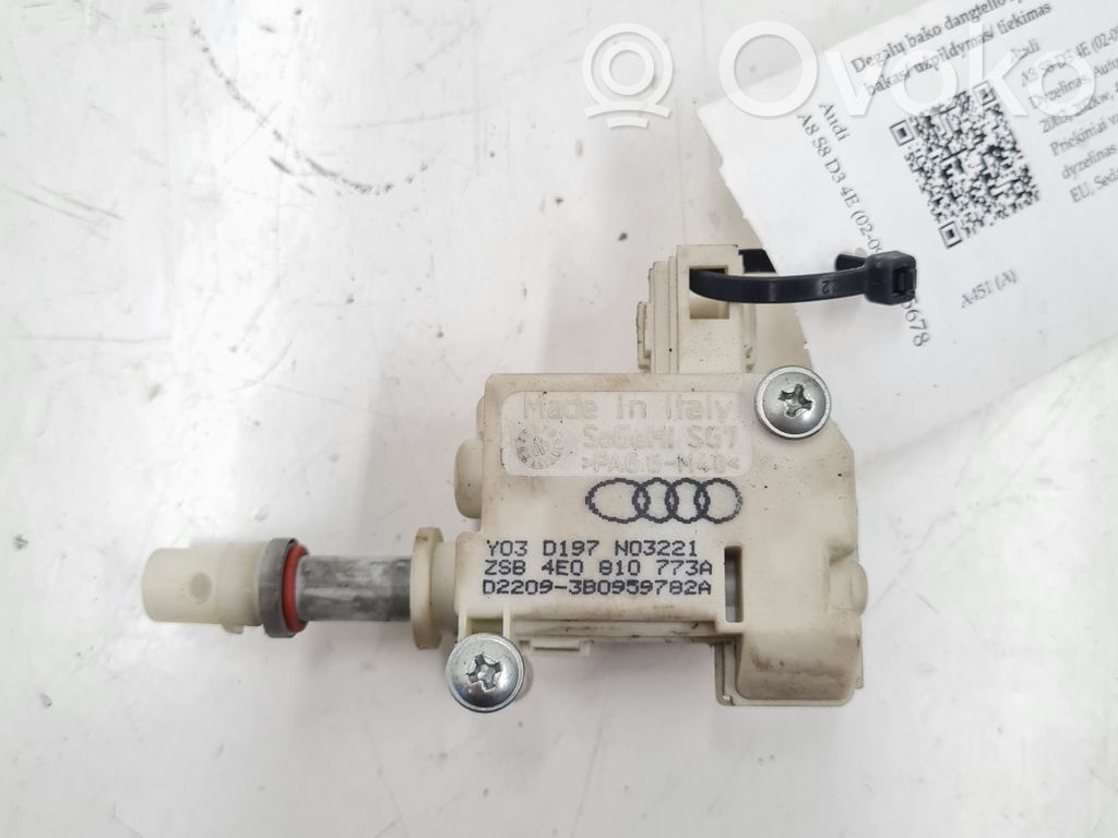 Audi A8 S8 D3 4E Fuel tank cap lock motor 