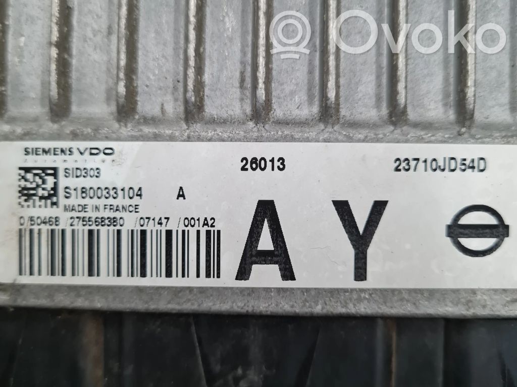 Nissan Qashqai Engine control unit/module 