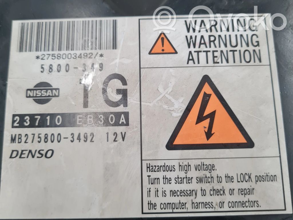 Nissan Navara D40 Engine control unit/module 