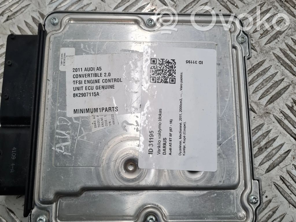 Audi A5 8T 8F Engine control unit/module 