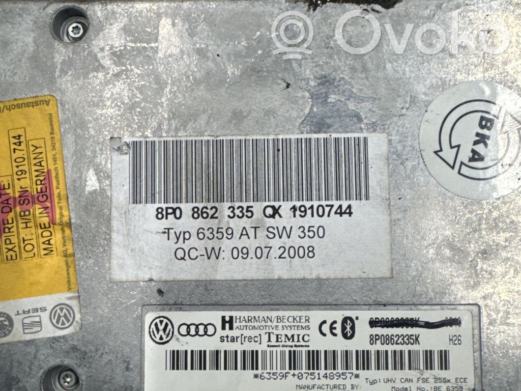 Bluetooth control unit module   8P0862335