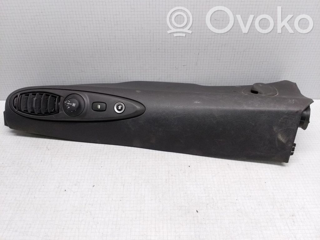 Peugeot 807 Moldura del interruptor de la ventana de la puerta delantera 
