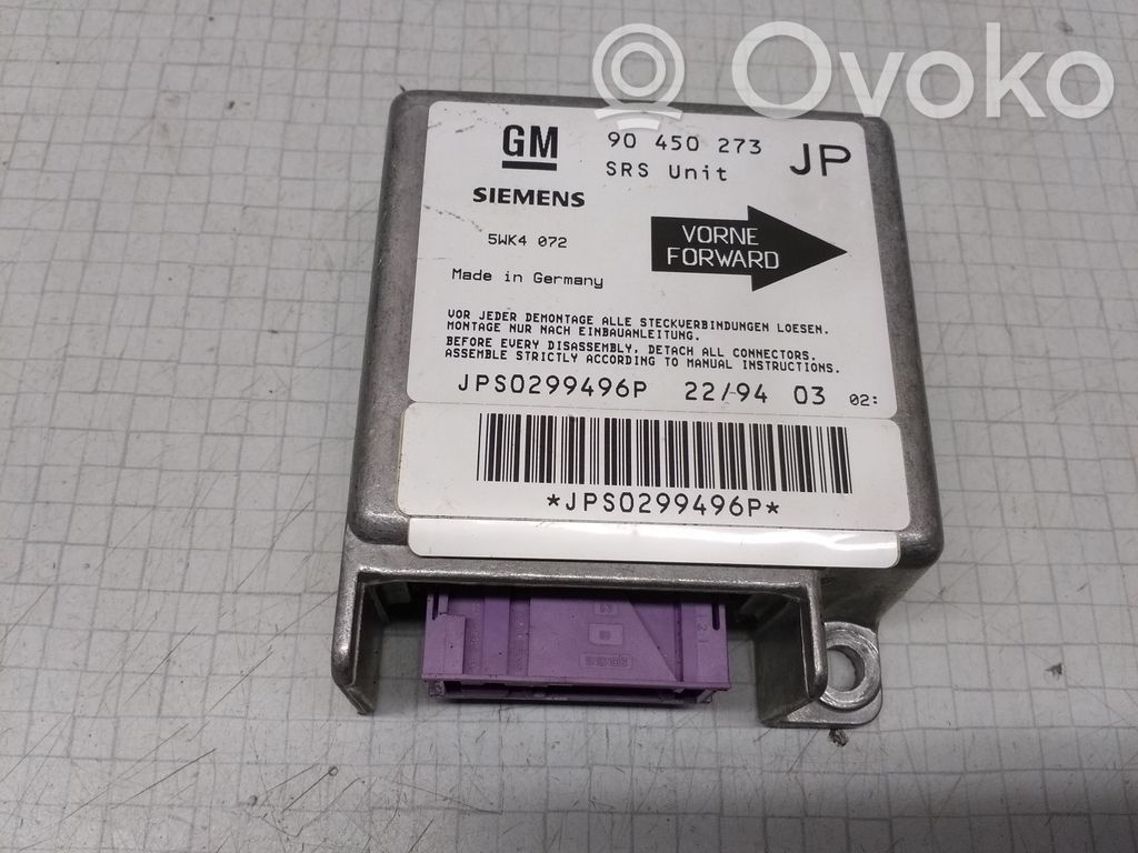 Opel Astra F Airbag control unit/module 