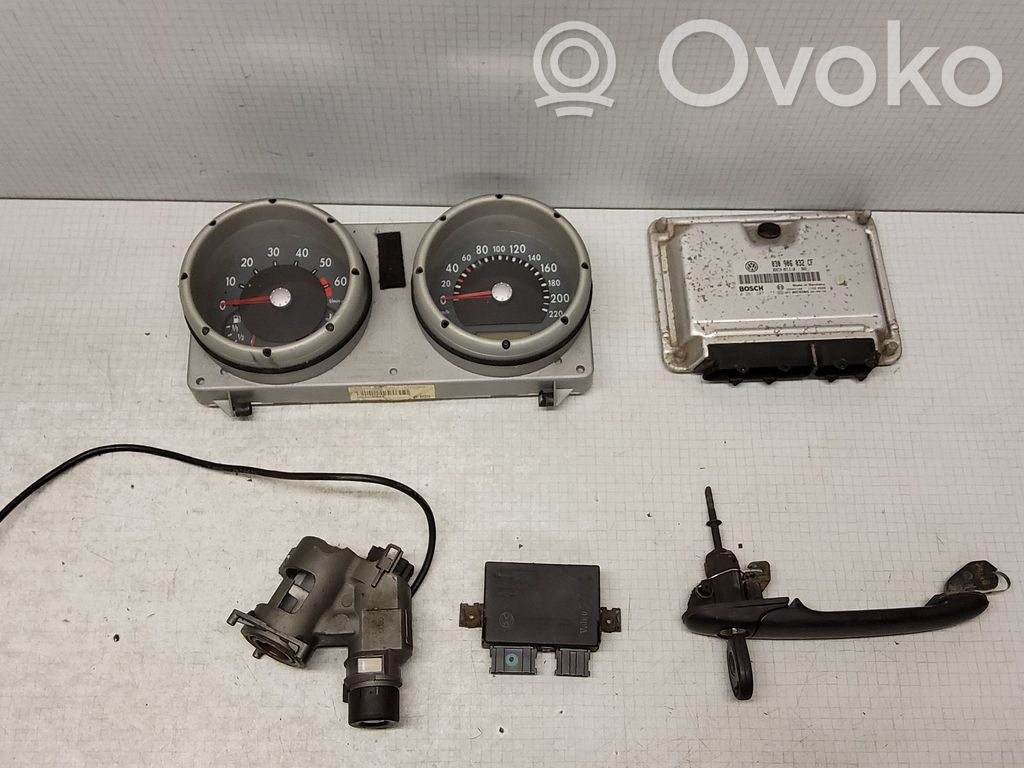 Volkswagen Polo III 6N 6N2 6NF Engine ECU kit and lock set 