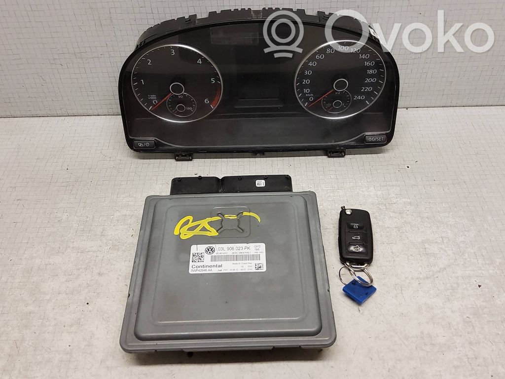 Volkswagen Caddy Engine ECU kit and lock set 