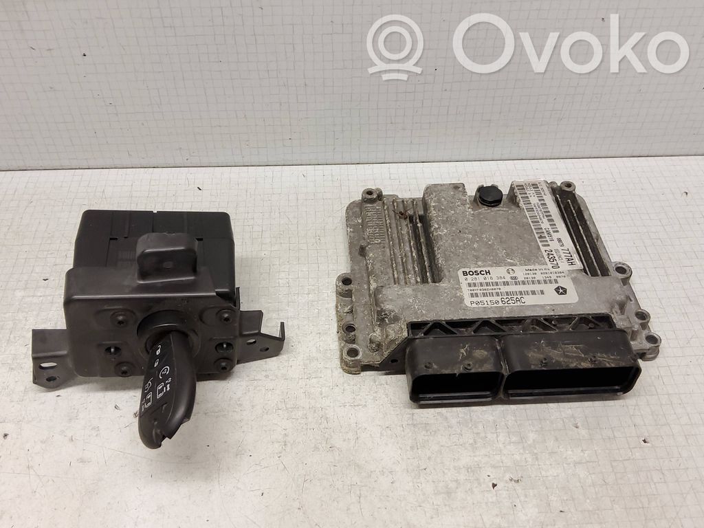 Jeep Grand Cherokee Komputer / Sterownik ECU i komplet kluczy 