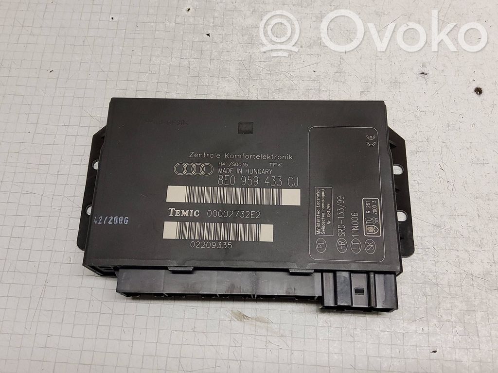 Audi A4 S4 B7 8E 8H Module confort 