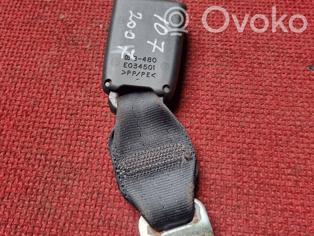 Peugeot 107 Rear seatbelt buckle 