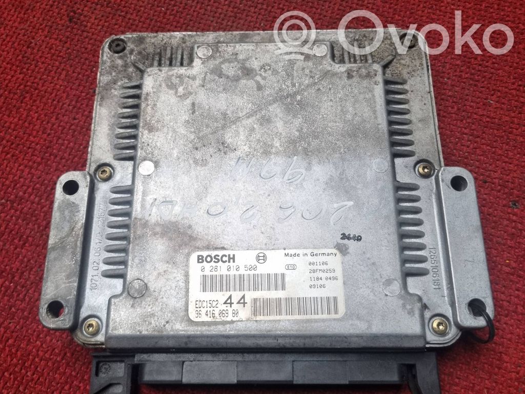 Peugeot 206 Engine control unit/module 
