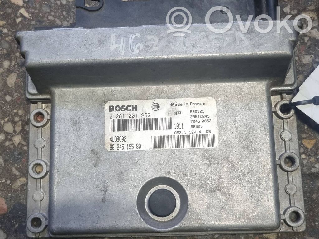Engine control unit/module   9684519580,0281001262