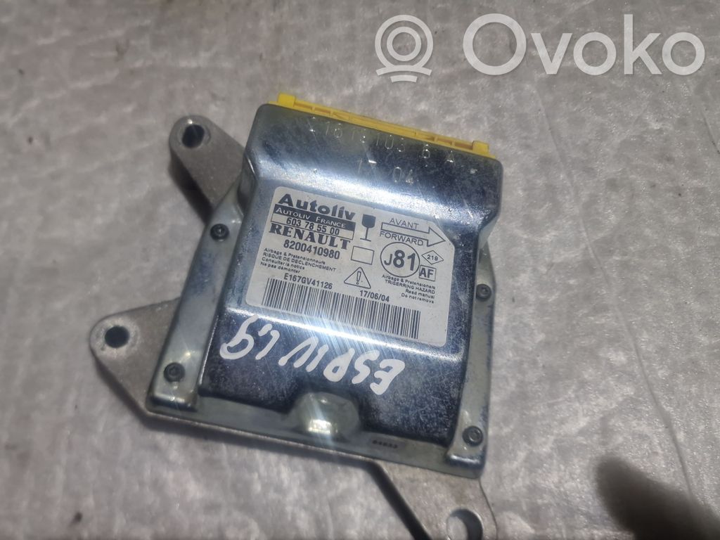 Renault Espace -  Grand espace IV Airbag control unit/module 