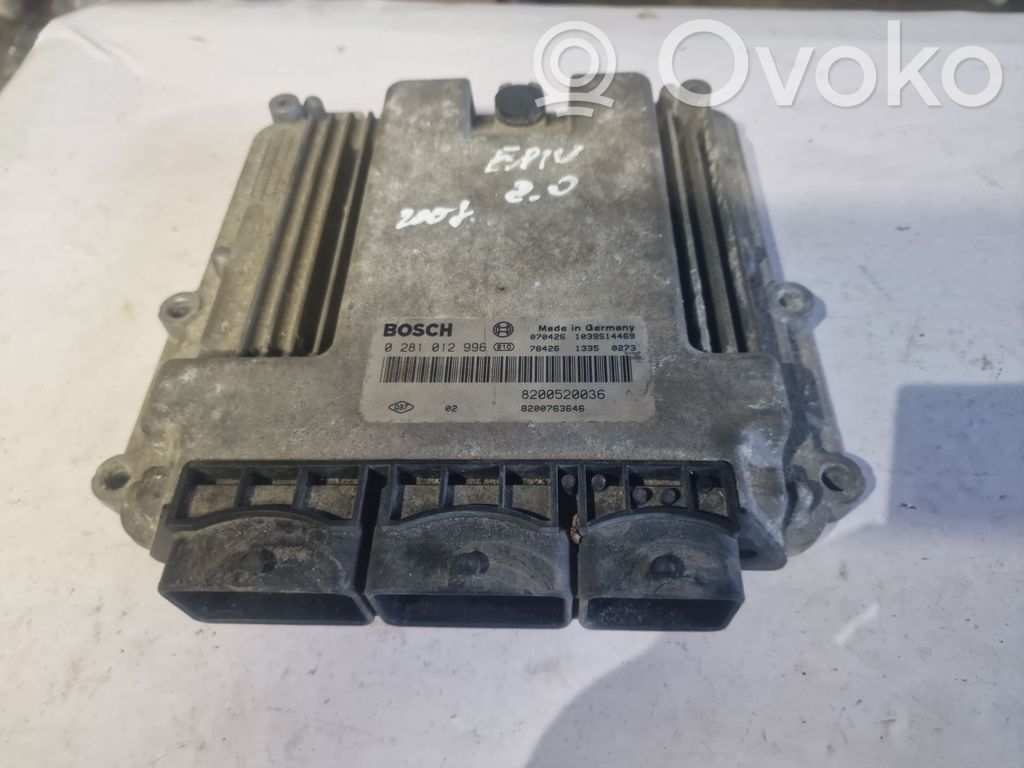 Renault Espace -  Grand espace IV Engine control unit/module 