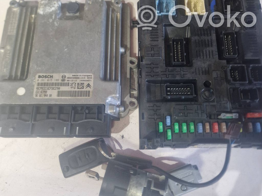 Citroen C5 Engine ECU kit and lock set 