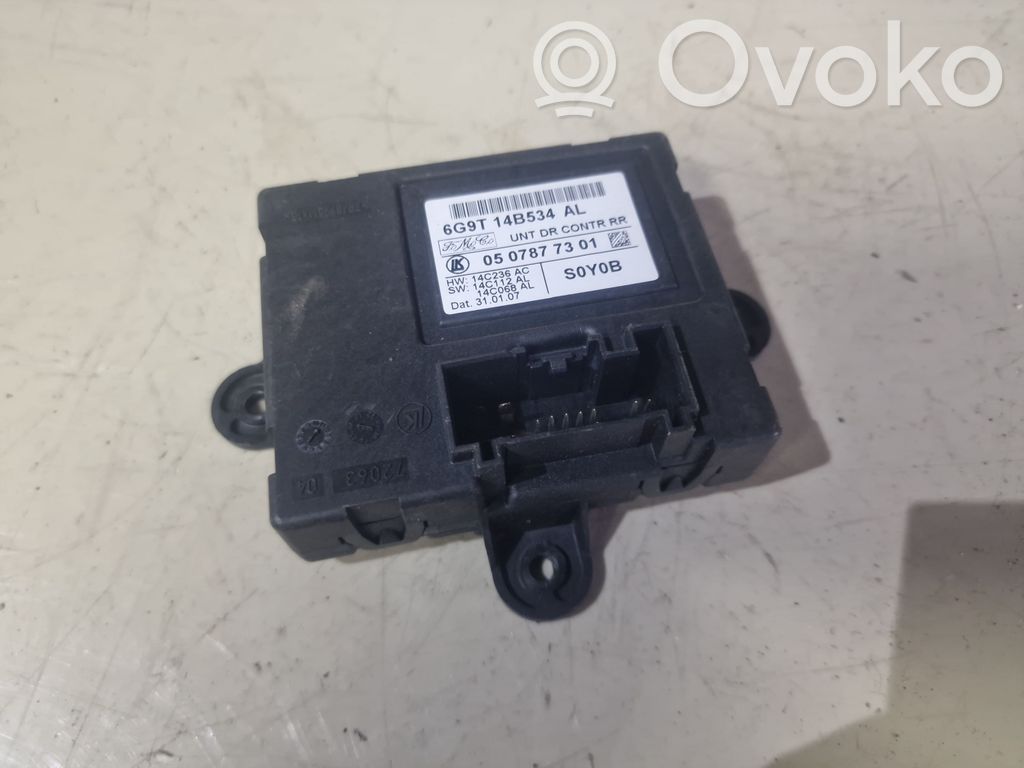 Unité de commande module de porte   6G9T14B534AL,0507877301,14C236AC