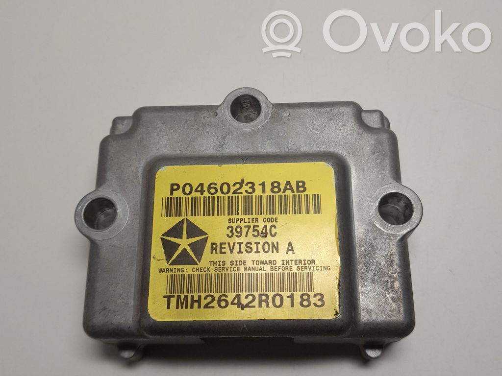 Airbag control unit/module   P04602318AB