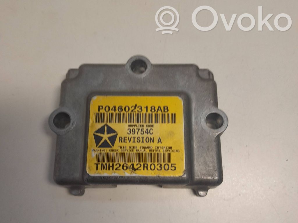 Chrysler 300M Airbag deployment crash/impact sensor 