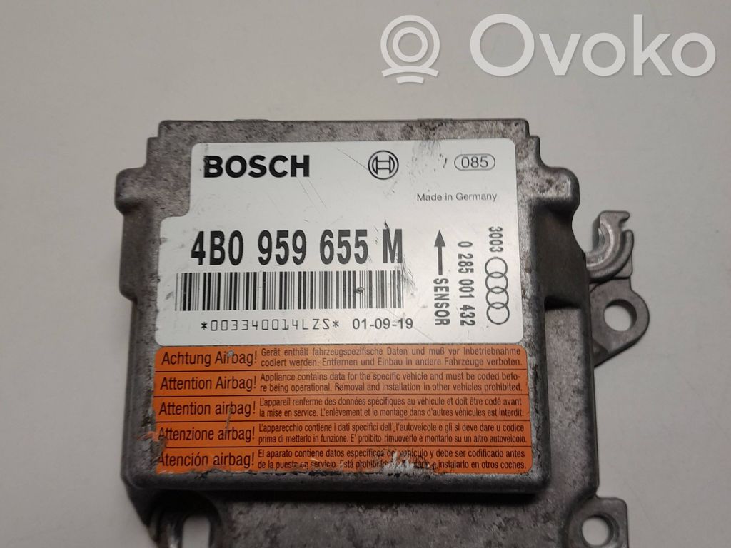 Airbag control unit/module   4B0959655M