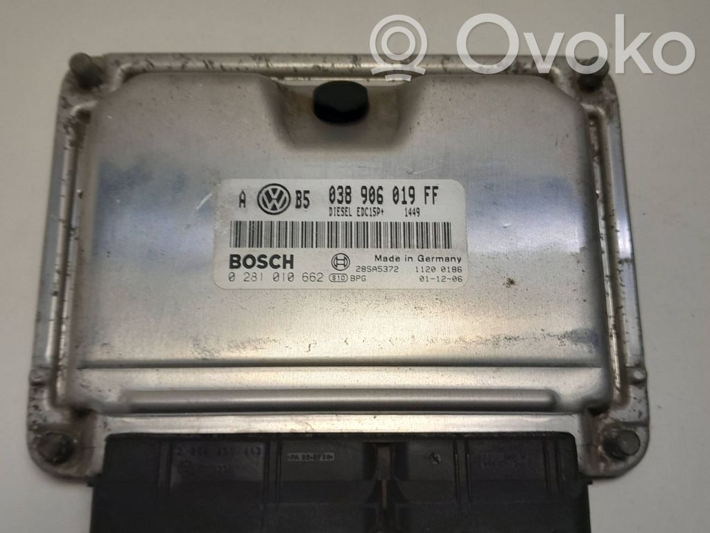 Volkswagen Golf IV Engine control unit/module 