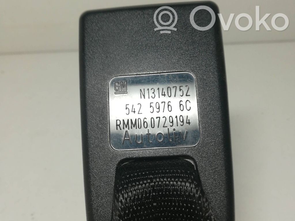 Opel Meriva A Klamra tylnego pasa bezpieczeństwa 