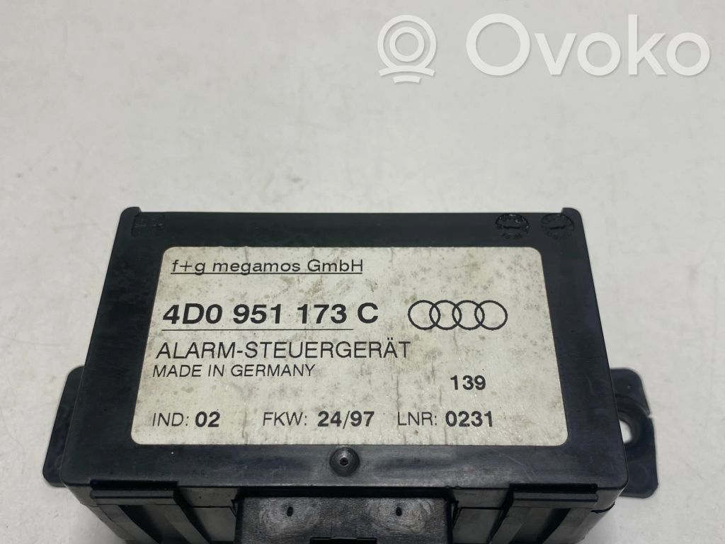 Audi A8 S8 D2 4D Alarm control unit/module 
