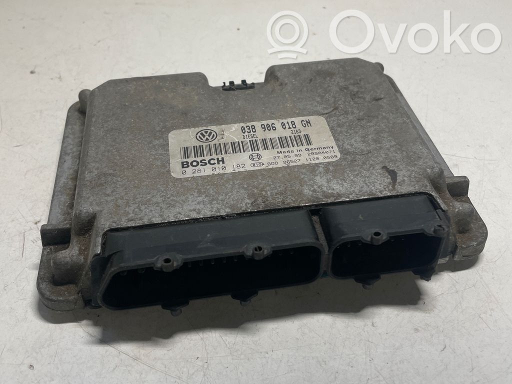 Engine control unit/module   038906018GN,0281010182,28SA4071