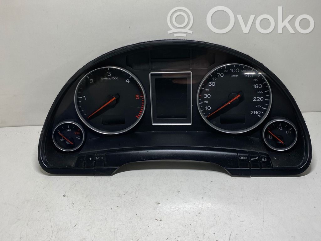 Audi A4 S4 B6 8E 8H Nopeusmittari (mittaristo) 