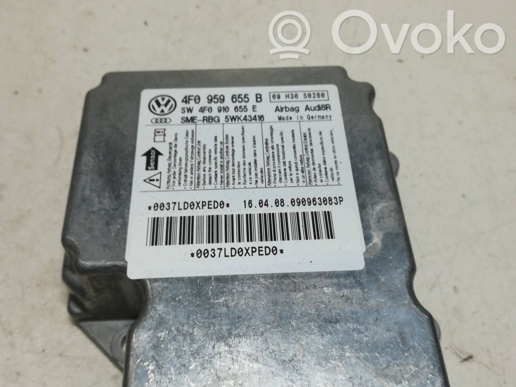 Airbag control unit/module   4F0959655B,4F0910655E,0037LD0XPED0,09H30S0280