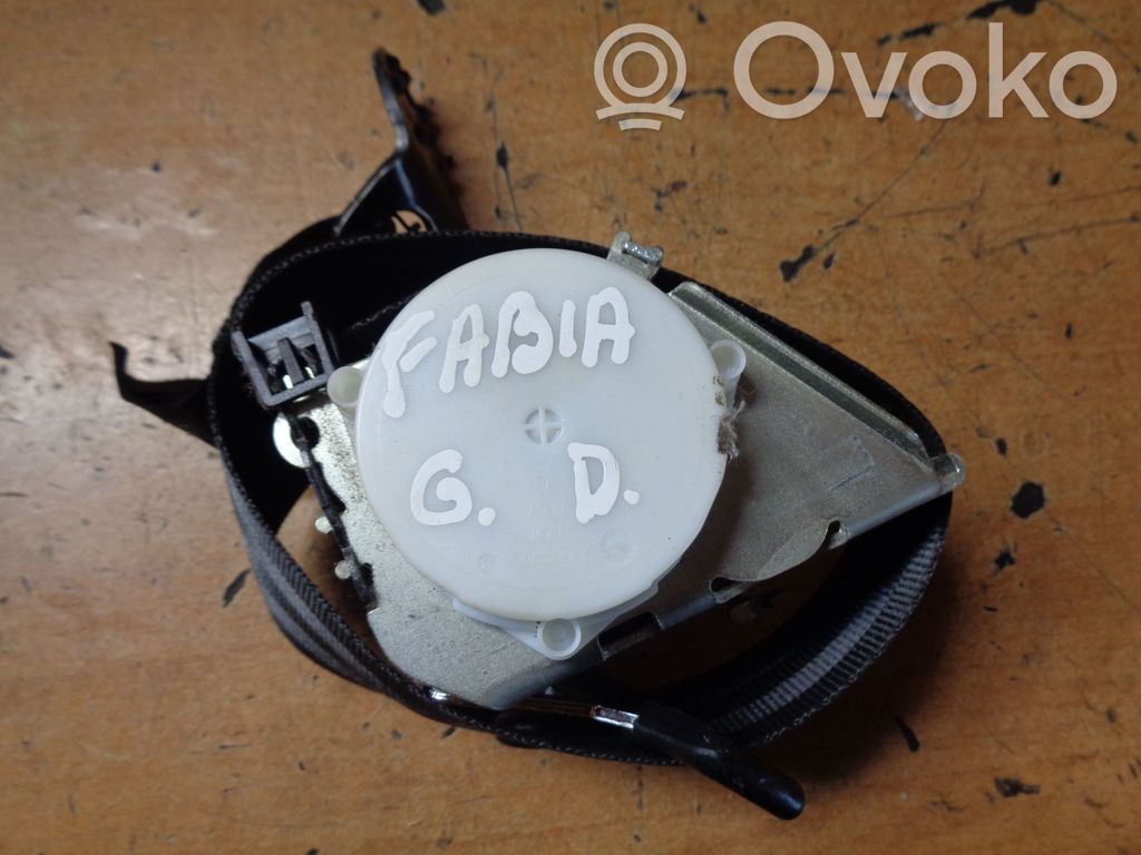 Skoda Fabia Mk2 (5J) Cinturón trasero 